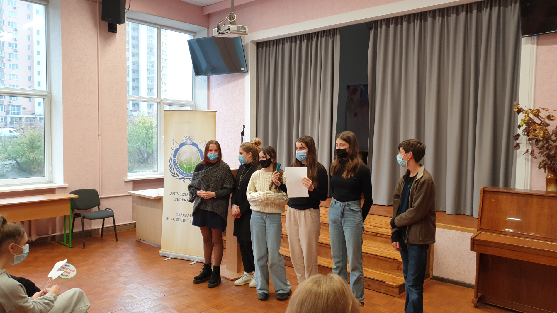 The first lesson of the Peace School 2021-2022